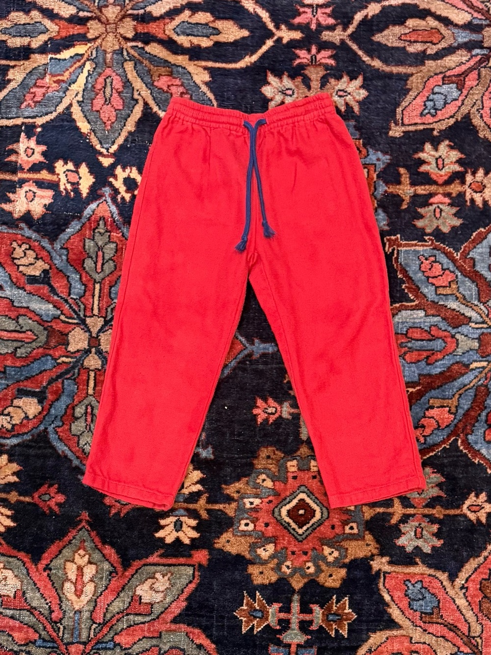 Oso & Me Bowie Red Elastic Waist Flannel Pants